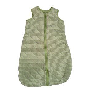 Hanna Andersson Moon And Back Baby Sleep Sack Green Striped Organic Cotton Small